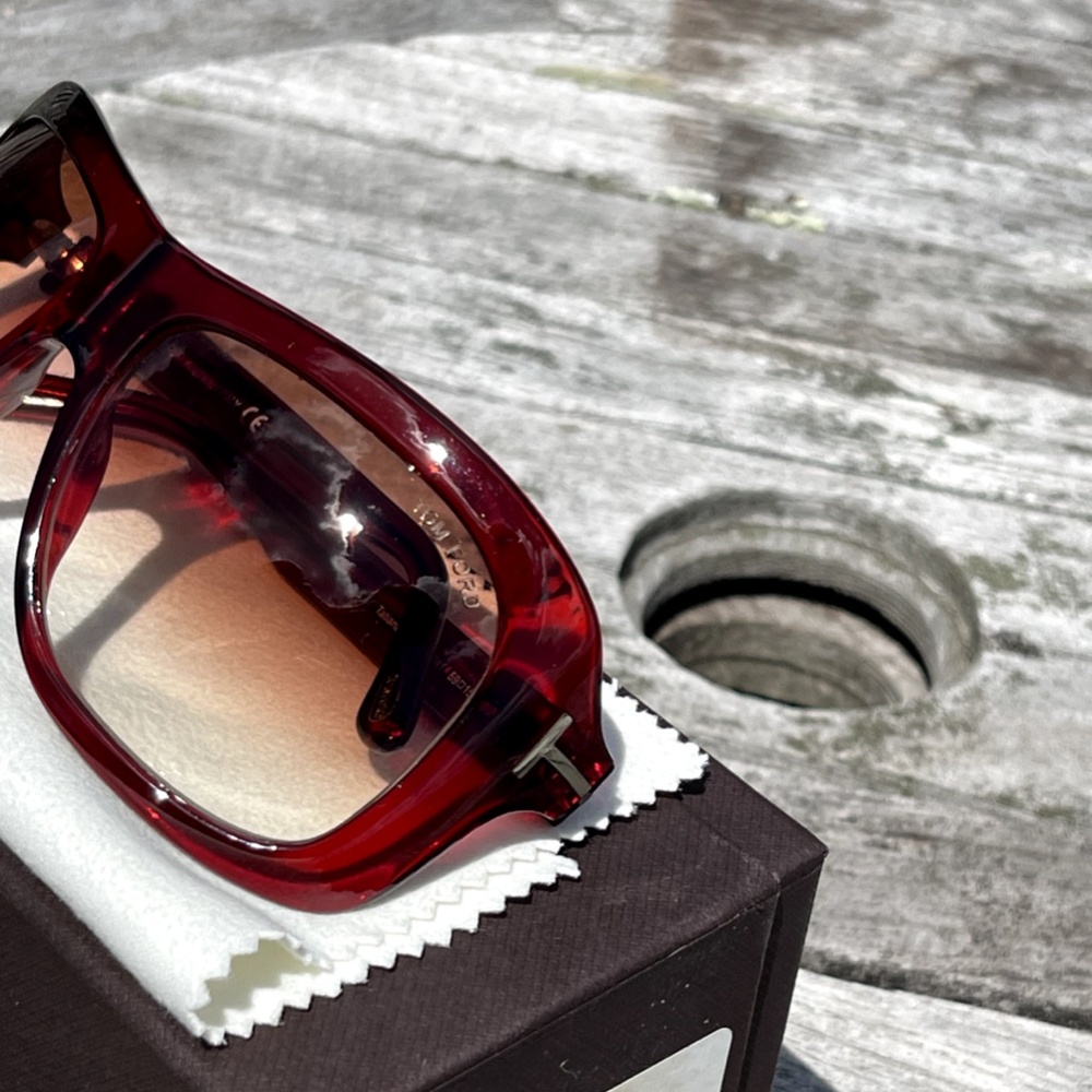 TOM FORD Vintage TF63 TATIANA Sunglasses in 211 SHINY ROSE - New in Box - Picture 2 of 9